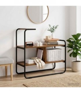 vidaXL Console Table Old Wood 80 x 35 x 75 cm Engineered Wood