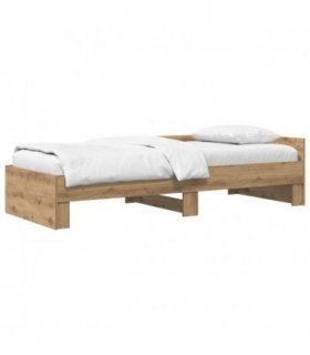 vidaXL Bed Frame with Headboard Artisan Oak 80 x 200 cm — V0672204220