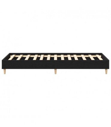 vidaXL Bed Frame Black Oak 80 x 200 cm Engineered Wood