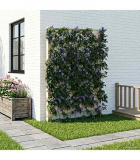 vidaXL Trellis with Spike White 99 x 6 x 165 cm PP