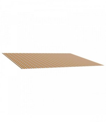 vidaXL Awning Replacement Fabric Orange and Black 450 x 350 cm