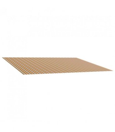 vidaXL Awning Replacement Fabric Orange and Black 450 x 350 cm