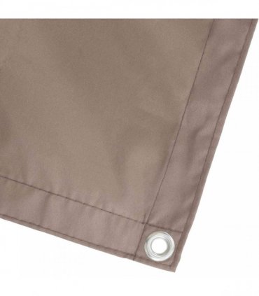 vidaXL Balcony Privacy Screen 200 x 400 cm Fabric with PU Coated Taupe