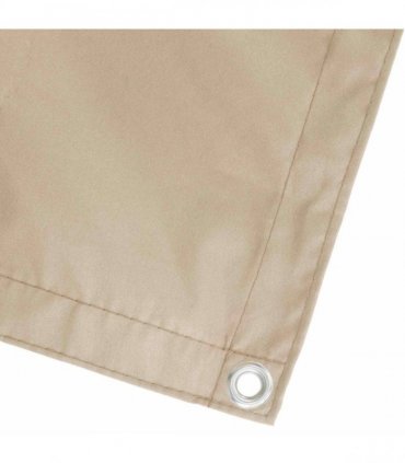 vidaXL Balcony Privacy Screen 150 x 500 cm Fabric with PU Coated Beige