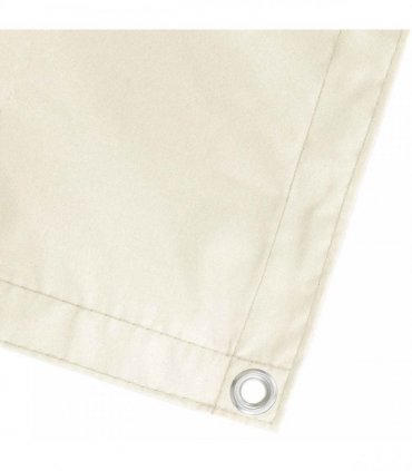 vidaXL Balcony Privacy Screen 180 x 700 cm Fabric with PU Coated Cream