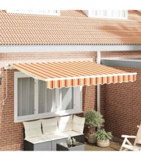vidaXL Awning Replacement Fabric Multicolour 2.5 x 2 m Polyester