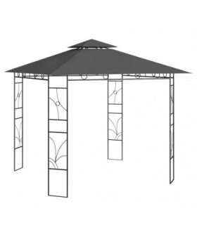 vidaXL Gazebo 3x3x2.7 m Anthracite 160 g/m²