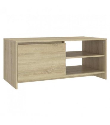 vidaXL Coffee Table Sonoma Oak 102x50x45 cm Engineered Wood