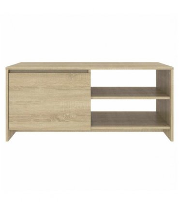 vidaXL Coffee Table Sonoma Oak 102x50x45 cm Engineered Wood