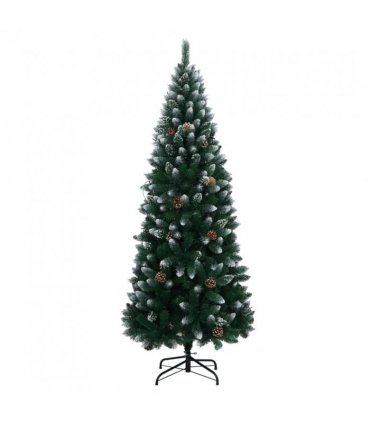 vidaXL Artificial Christmas Tree 300 LEDs 210 cm — Model: with leds