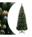 vidaXL Artificial Christmas Tree 300 LEDs 240 cm — Model: with leds
