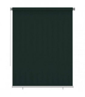 vidaXL Outdoor Roller Blind 185(W)x230(H) cm Dark Green HDPE — Size: 180 x 230 cm