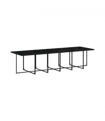 vidaXL Garden Dining Set | Black — Colour: black and cream