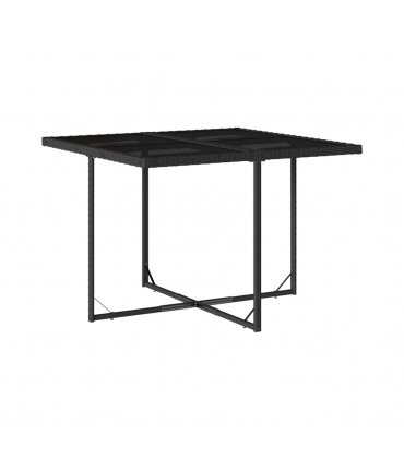 vidaXL Garden Dining Set | Black, Cream White — Colour: black and cream — V0672218481