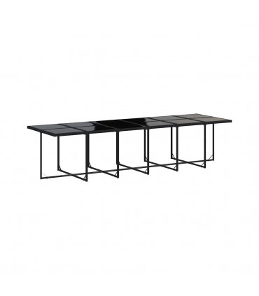 vidaXL Garden Dining Set | Black — V0672218614