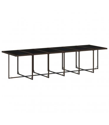 vidaXL Garden Dining Set | Brown