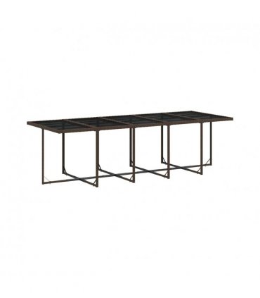 vidaXL Garden Dining Set | Brown, Cream white — V0672218734
