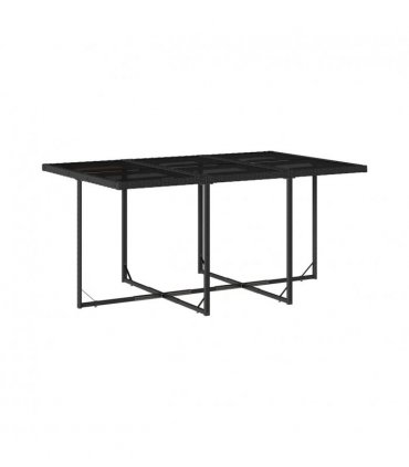 vidaXL Garden Dining Set | Black — V0672218755