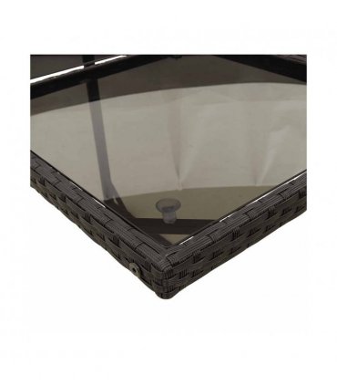 vidaXL Garden Dining Set | Black — V0672218755