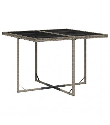 vidaXL Garden Dining Set | Grey, Dark Grey, Black