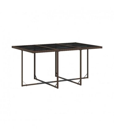 vidaXL Garden Dining Set | Brown, Cream White — V0672218882