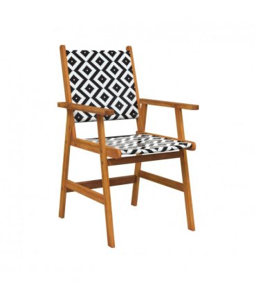 vidaXL Garden Dining Set | Natural wood | Solid Acacia Wood | Standard | Durable — Size: 110 x 75 cm