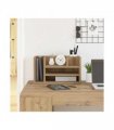 vidaXL Desk Organiser Black oak 44.5 x 24 x 25 cm Engineered Wood