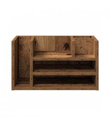 vidaXL Desk Organiser Old Wood 44.5 x 24 x 25 cm Engineered Wood — Colour: Artisan oak