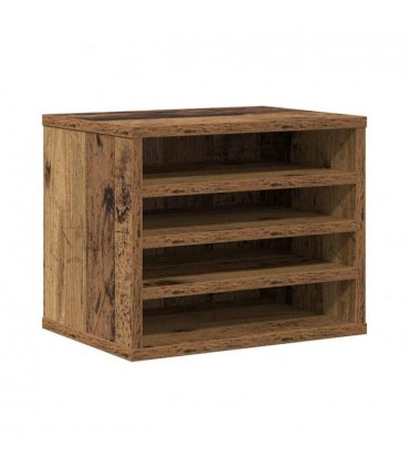 vidaXL Desk Organiser Old Wood 36 x 26 x 29.5 cm Engineered Wood
