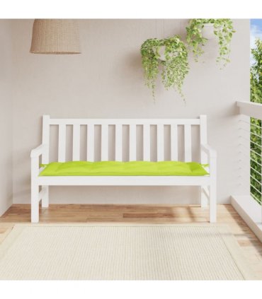 vidaXL Garden Bench Cushion Bright Green 150x50x7 cm Oxford Fabric — Size: 150 x 50 x 7 cm