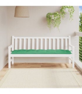 vidaXL Garden Bench Cushion Green 180x50x7 cm Oxford Fabric — Size: 180 x 50 x 7 cm