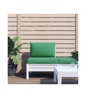 vidaXL Pallet Cushions 2 pcs Green Oxford Fabric — Model: middle sofa