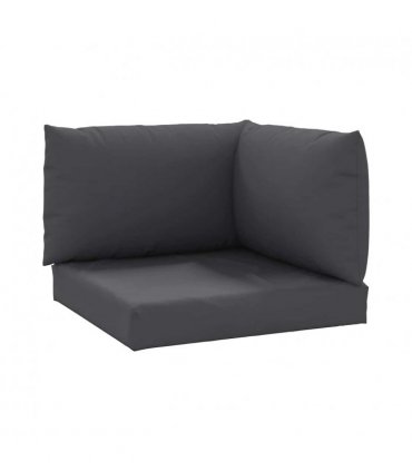 vidaXL Pallet Cushions 3 pcs Anthracite Oxford Fabric — Model: corner sofa
