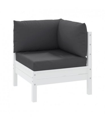 vidaXL Pallet Cushions 3 pcs Anthracite Oxford Fabric — Model: corner sofa