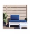 vidaXL Pallet Cushions 2 pcs Blue Oxford Fabric — Model: middle sofa