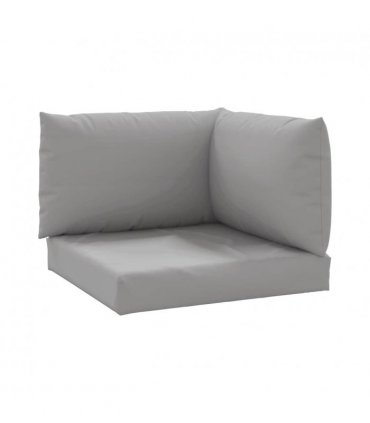 vidaXL Pallet Cushions 3 pcs Grey Oxford Fabric — Model: corner sofa