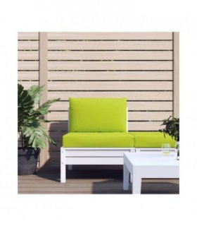 vidaXL Pallet Cushions 2 pcs Bright Green Oxford Fabric — Model: middle sofa