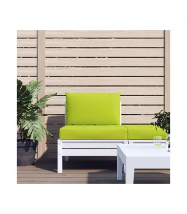 vidaXL Pallet Cushions 2 pcs Bright Green Oxford Fabric — Model: middle sofa