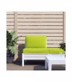 vidaXL Pallet Cushions 2 pcs Bright Green Oxford Fabric — Model: middle sofa