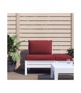 vidaXL Pallet Cushions 2 pcs Wine Red Oxford Fabric — Model: middle sofa