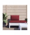 vidaXL Pallet Cushions 2 pcs Wine Red Oxford Fabric — Model: middle sofa
