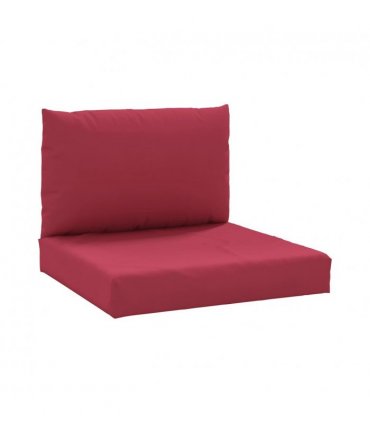 vidaXL Pallet Cushions 2 pcs Wine Red Oxford Fabric — Model: middle sofa