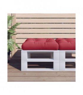vidaXL Pallet Cushion Wine Red 58x58x10 cm Fabric