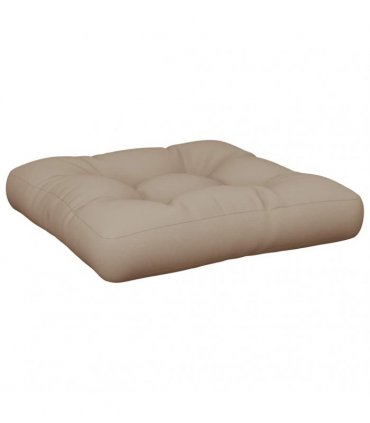 vidaXL Pallet Cushion Taupe 60x61.5x10 cm Fabric