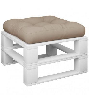 vidaXL Pallet Cushion Taupe 60x61.5x10 cm Fabric