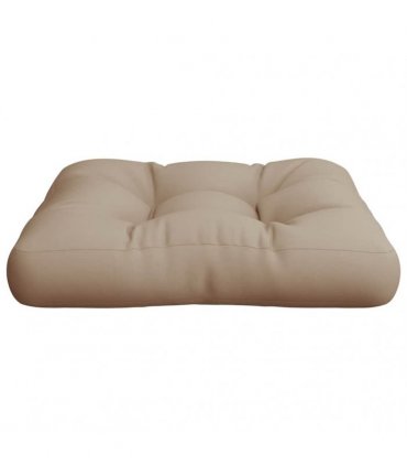 vidaXL Pallet Cushion Taupe 60x61.5x10 cm Fabric