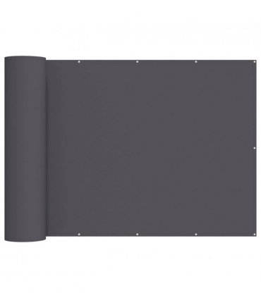 vidaXL Balcony Privacy Screen 1.2 x 15 m Fabric with PU Coated — Colour: Anthracite