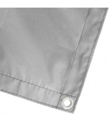 vidaXL Balcony Privacy Screen 1.2 x 25 m Fabric with PU Coated — Colour: Light grey