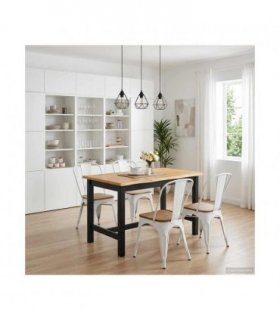 VidaXL High Bar Table EKAI Black 112 x 70 x 91 cm Solid Pine Wood