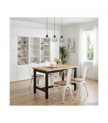 VidaXL High Bar Table EKAI Black 112 x 70 x 91 cm Solid Pine Wood